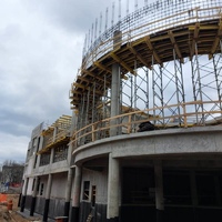 Продолжается строительство нового здания школы в г. Сестрорецке
